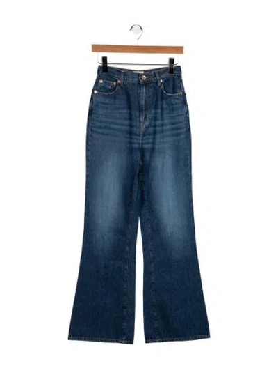 Pre-owned Bellerose High-rise Flared Jeans In Blue