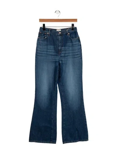 Pre-owned Bellerose High-rise Flared Jeans W/ Tags In Blue
