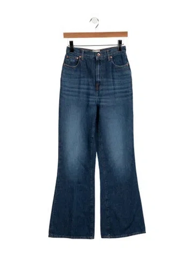 Pre-owned Bellerose High-rise Flared Jeans W/ Tags In Blue