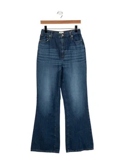Pre-owned Bellerose High-rise Flared Jeans W/ Tags In Blue