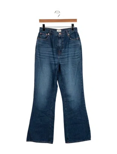 Pre-owned Bellerose High-rise Flared Jeans W/ Tags In Blue