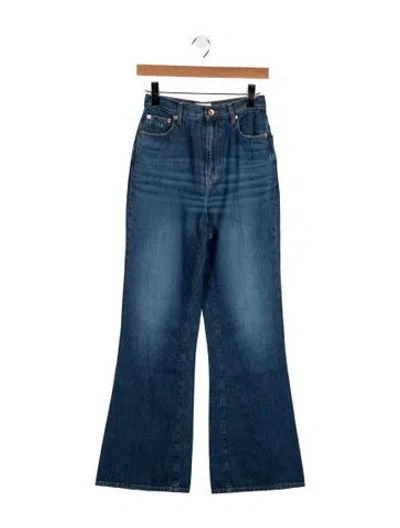 Pre-owned Bellerose High-rise Flared Jeans W/ Tags In Blue