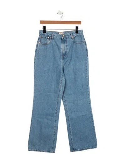 Pre-owned Bellerose High-rise Flared Jeans W/ Tags In Blue