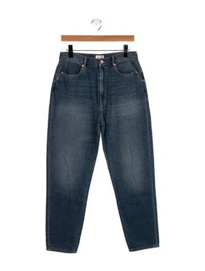 Pre-owned Bellerose High-rise Straight Leg Jeans In Blue