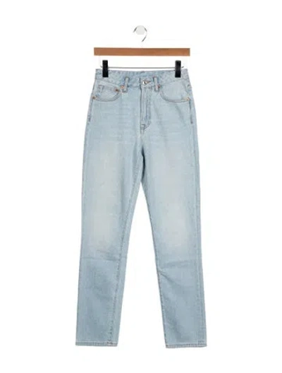 Pre-owned Bellerose High-rise Straight Leg Jeans In Blue