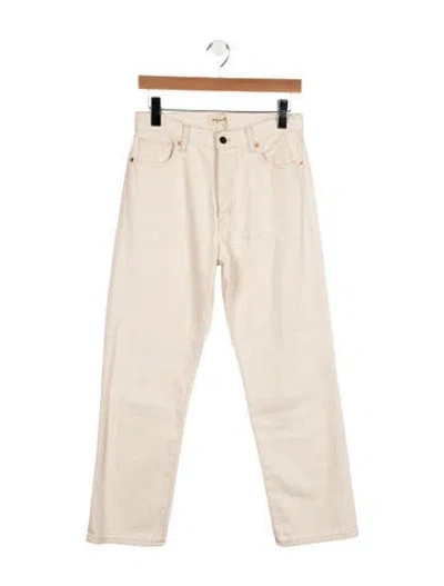 Pre-owned Bellerose High-rise Straight Leg Jeans In Neutrals