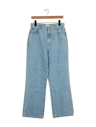 Pre-owned Bellerose High-rise Straight Leg Jeans W/ Tags In Blue