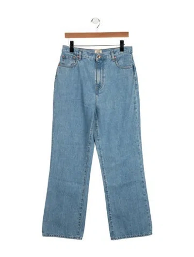 Pre-owned Bellerose High-rise Straight Leg Jeans W/ Tags In Blue