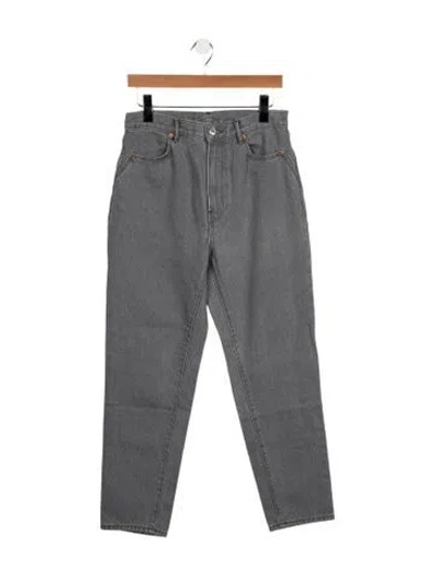 Pre-owned Bellerose High-rise Straight Leg Jeans W/ Tags In Grey