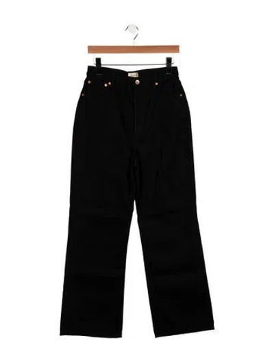 Pre-owned Bellerose High-rise Wide Leg Jeans In Black