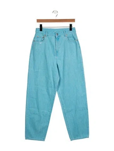 Pre-owned Bellerose High-rise Wide Leg Jeans In Blue