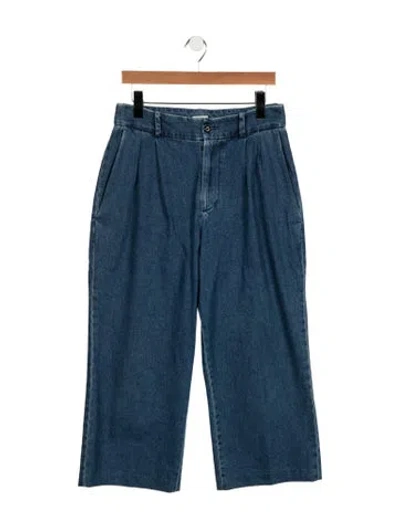 Pre-owned Bellerose High-rise Wide Leg Jeans In Blue