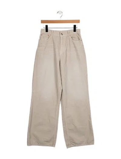 Pre-owned Bellerose High-rise Wide Leg Jeans In Neutrals