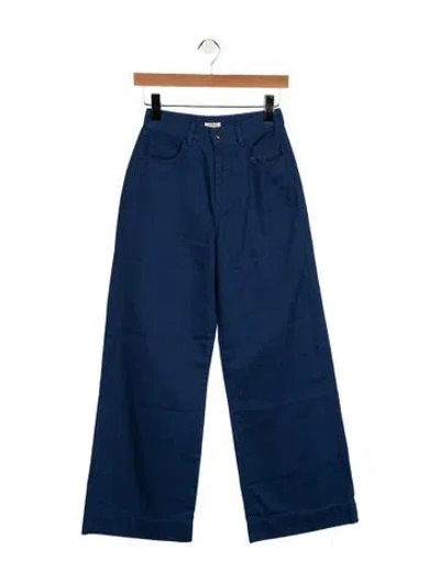 Pre-owned Bellerose High-rise Wide Leg Jeans W/ Tags In Blue