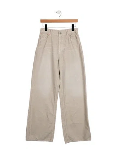 Pre-owned Bellerose High-rise Wide Leg Jeans W/ Tags In Grey