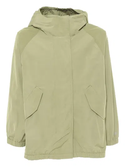 Bellerose Kids' Hooded Jacket In Green