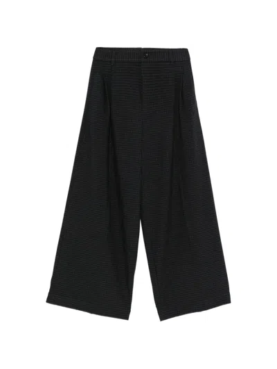 Bellerose Jenoa Check-pattern Palazzo Pants In Blue