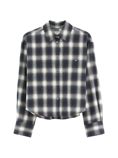 Bellerose Johan Check-pattern Shirt In Black