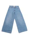 Bellerose Kae Wide Jeans In Blue