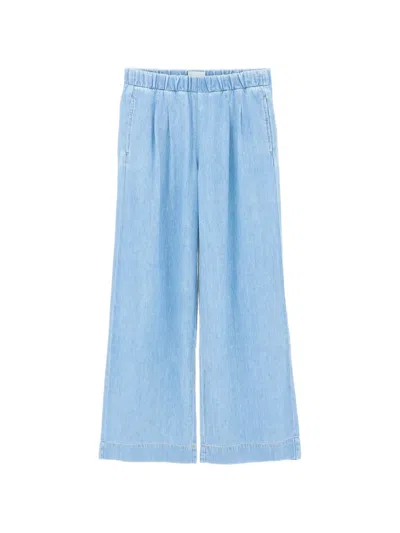 Bellerose Kids' Karyn Elasticated Trousers In Blue