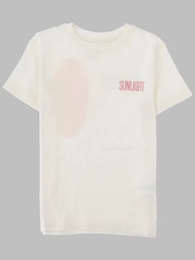 Bellerose Kids 100% Cotton T-shirt In White