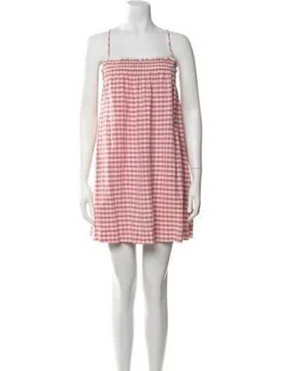 Pre-owned Bellerose Linen Mini Dress W/ Tags In Pink