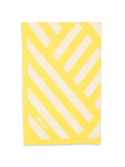 Bellerose Logo Scarf In Yellow