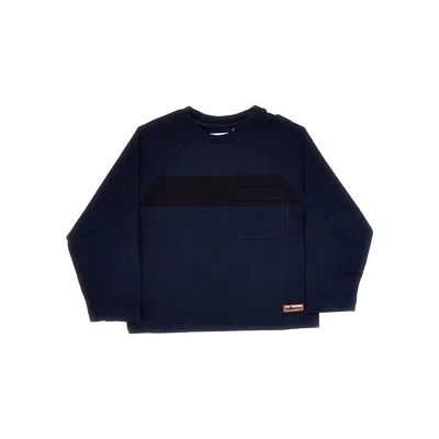 Bellerose Kids' Long-sleeved Cotton T-shirt In Blue
