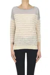 Bellerose Lurex Stripes Pullover In Multi