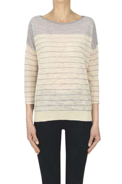 Bellerose Lurex Stripes Pullover In Multi