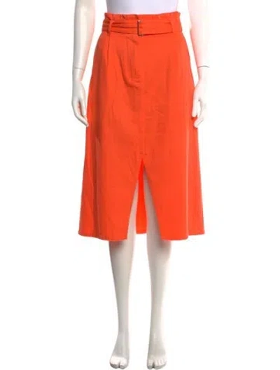 Pre-owned Bellerose Midi Length Skirt In Orange