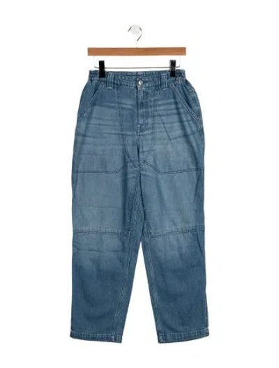 Pre-owned Bellerose Mid-rise Straight Leg Jeans In Blue
