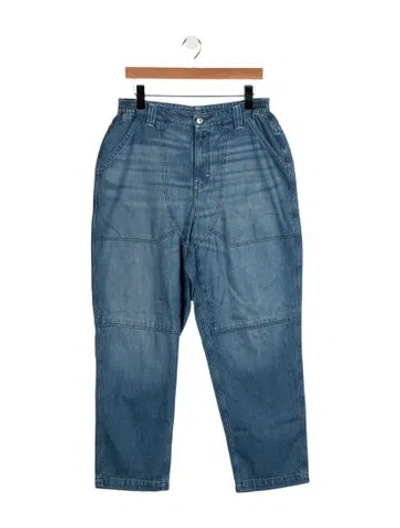 Pre-owned Bellerose Mid-rise Straight Leg Jeans In Blue