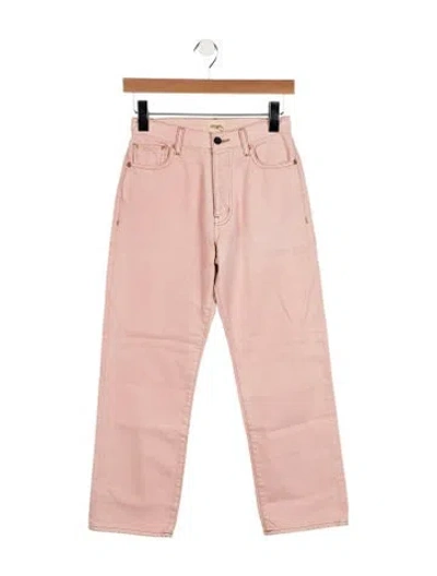 Pre-owned Bellerose Mid-rise Straight Leg Jeans In Pink
