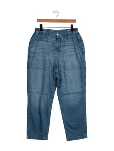 Pre-owned Bellerose Mid-rise Straight Leg Jeans W/ Tags In Blue