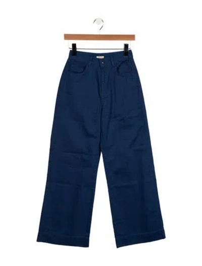 Pre-owned Bellerose Mid-rise Wide Leg Jeans W/ Tags In Blue