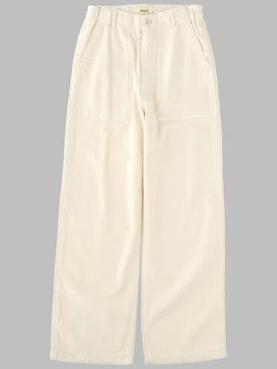 Bellerose Mini Casual Trousers For Girls In Ivory