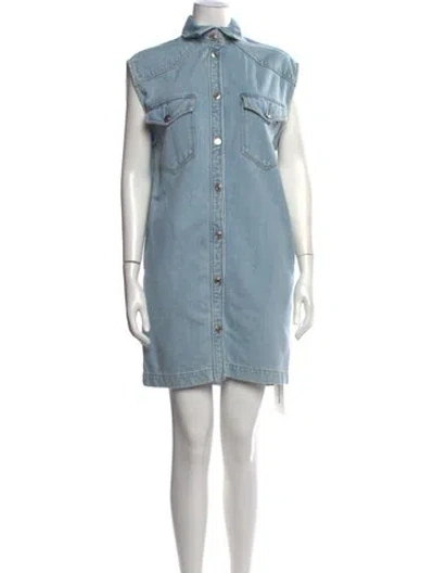 Pre-owned Bellerose Mini Dress In Blue