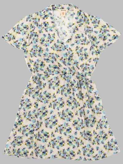 Bellerose Mini Floral Dress For Girls In Multicolour