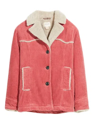 Bellerose Mini Stylish Short Jacket For Girls In Pink