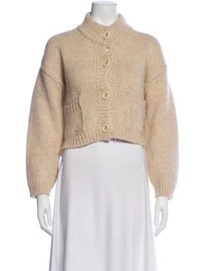 Pre-owned Bellerose Mock Neck Sweater In Neutral