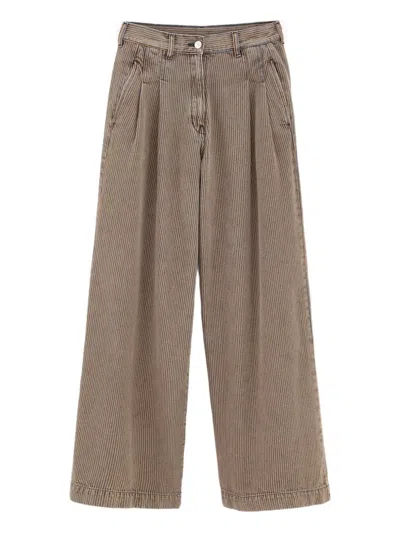 Bellerose N. 74 Cordory Denim In Brown