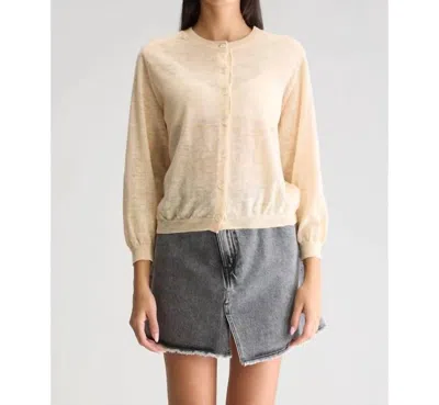 Bellerose Neeta Button Through Cardigan In Ivory In Multi