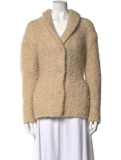 Pre-owned Bellerose Open Front Sweater In Neutrals