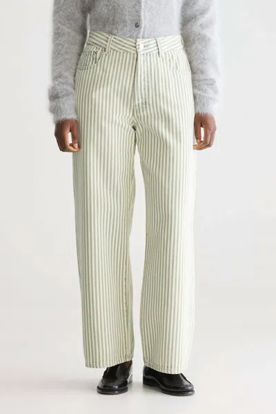 Bellerose Paty Jeans In Green Stripe