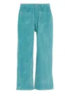 Bellerose Pepy Patch-pocket Trousers In Blue