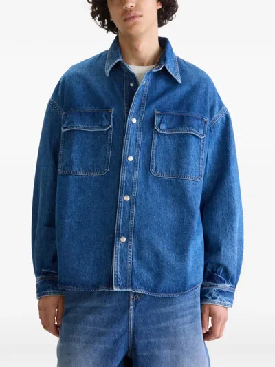 Bellerose Pocket Shirt In Blue