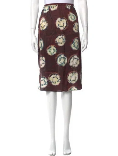 Pre-owned Bellerose Polka Dot Print Knee-length Skirt In Multi