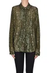 Bellerose Sequined Shirt In Multi