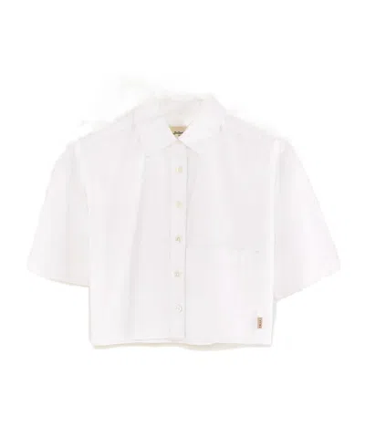 Bellerose Short Sleeve Shirt In White